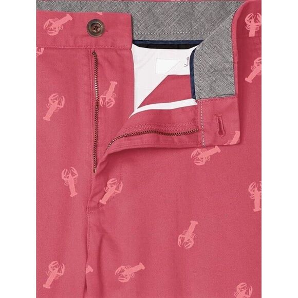 Amazon Essentials Young Men's Classic Fit 7" Chino Shorts Red Lobster Size 30 - Picture 7 of 7